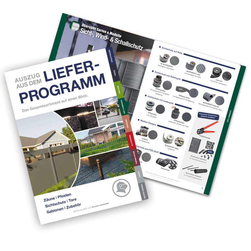 Lieferprogramm von deutsche zauntechnik