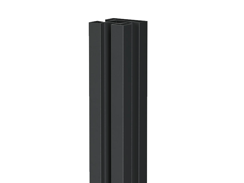 Alu-Steckzaunpfosten 72x72 mm ohne Zubehör | VIDUAL  Alu-Steckzaunpfosten 72x72 mm ohne Zubehör | VIDUAL