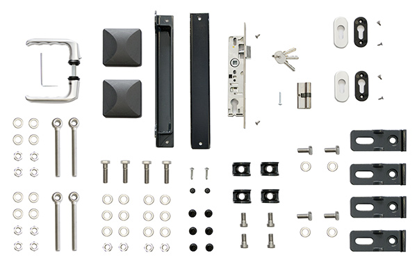 Zubehör-Set 2-flg. Gartentor VARIO compact 