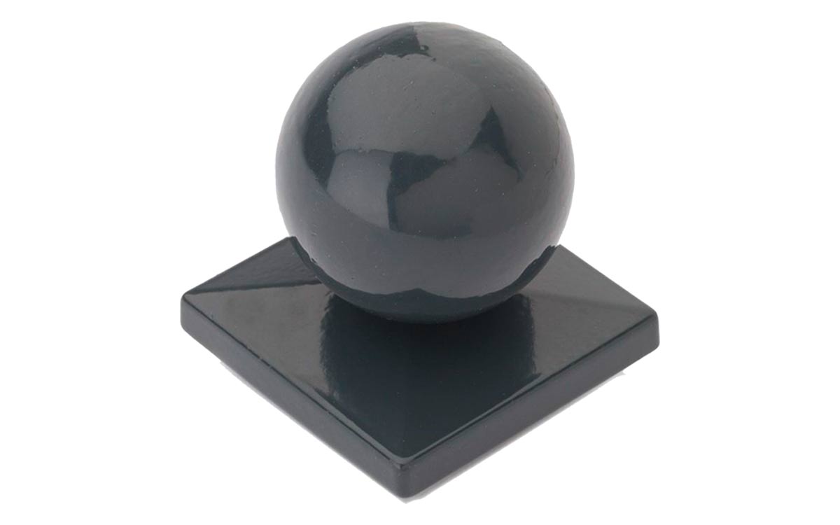 Aluminiumkappe Kugel für Zaunpfosten 80 x 80 mm Aluminiumkappe Kugel für Zaunpfosten 80 x 80 mm