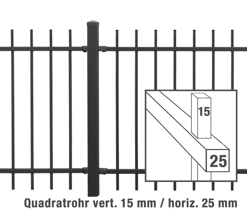 Schmuckzaun BRIENZ inkl. Pfosten Schmuckzaun BRIENZ inkl. Pfosten