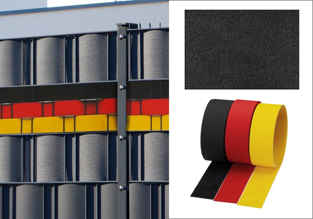 3x Sichtschutzstreifen im Deutschland-Set 3x Sichtschutzstreifen im Deutschland-Set