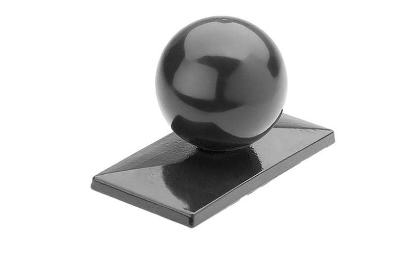 Aluminiumkappe Kugel für Pfosten Typ A Aluminiumkappe Kugel für Pfosten Typ A