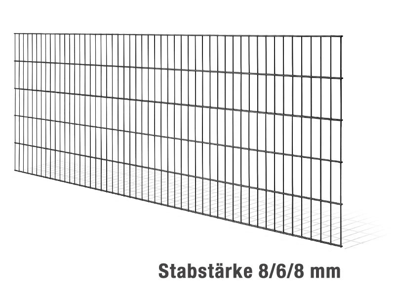 Doppelstabgitter MAX SO | verzinkt DIN EN ISO 10244 ohne Spitzen