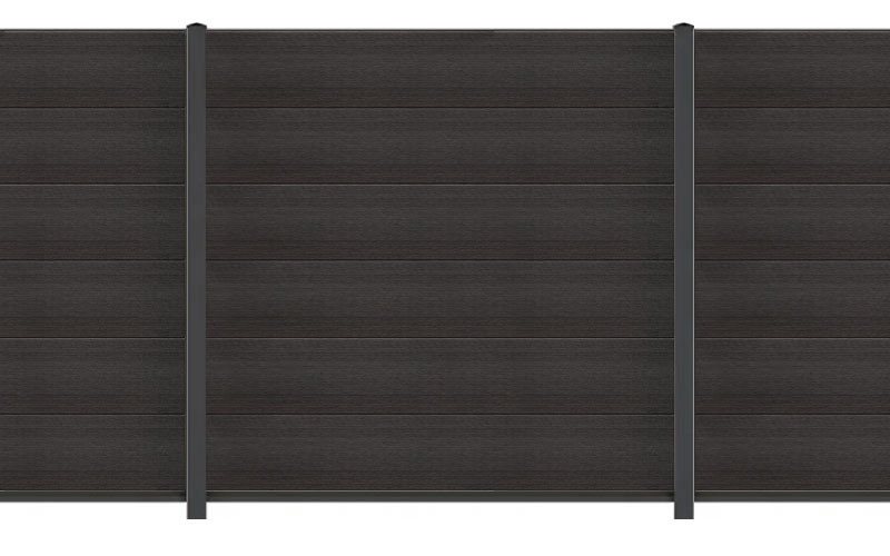 VIDUAL comp-co 280 Zaunpakete mit 72/72 Pfosten