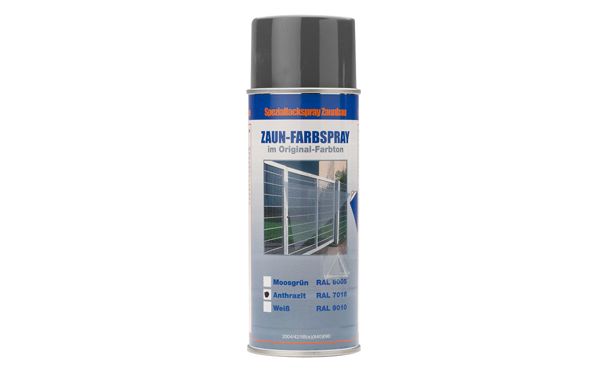 Farbspray zur Zaunausbesserung Farbspray zur Zaunausbesserung