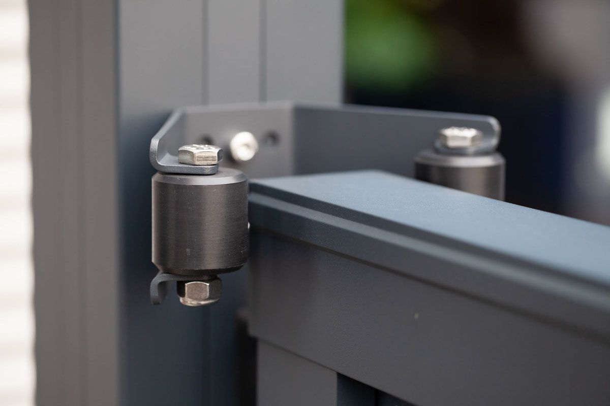 Aluminum Sliding Gate VIDUAL slide line 100 | 10 mm | 1400 mm | 3700 mm ...